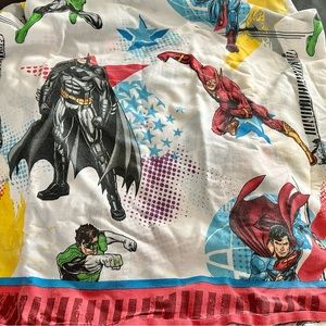 DC Justice League Twin Sheet Set